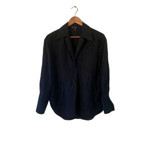 Banana Republic women’s Black Silk Shirt